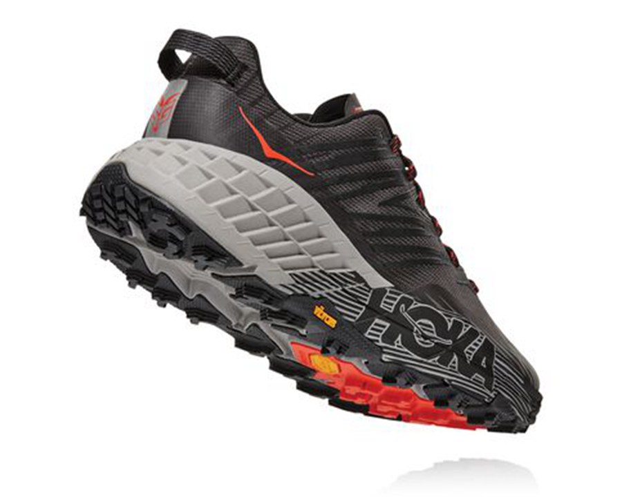 Hoka One One Trail Schoenen Heren - Speedgoat 4 - Zwart - BE7142360